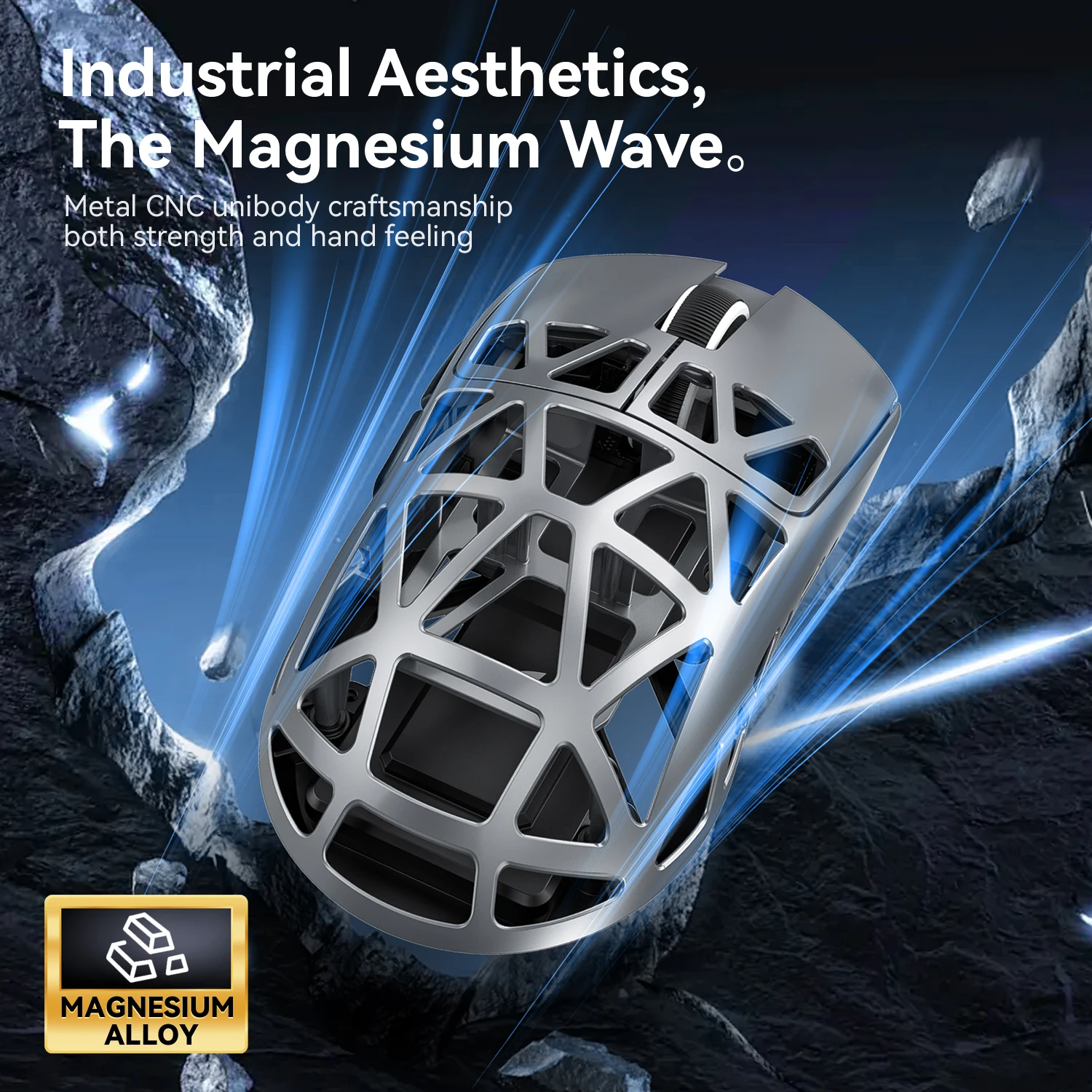 ماوس الألعاب اللاسلكي Attack Shark R2 PAW3950 8K،...