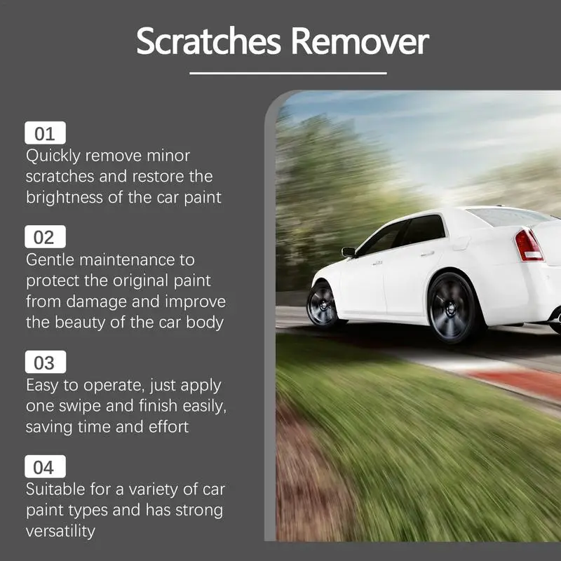 Car Scratch Remover Car Paint Scratch Repair Sparkle Cloth For Scratches Cleaning Remover For Deep Repair On car scratch remover