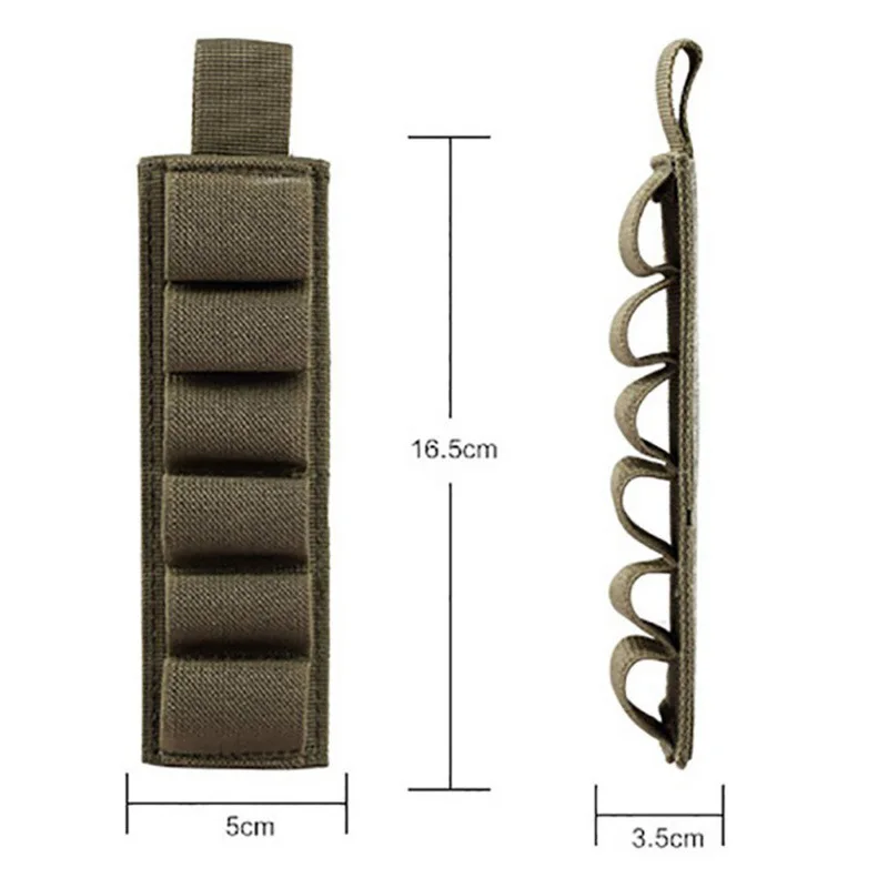 Tactical Shotgun Shell Holder with Adhesive Backing for Hunting