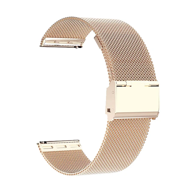 Elegant 22mm Milanese Metal Sport Bracelet Strap