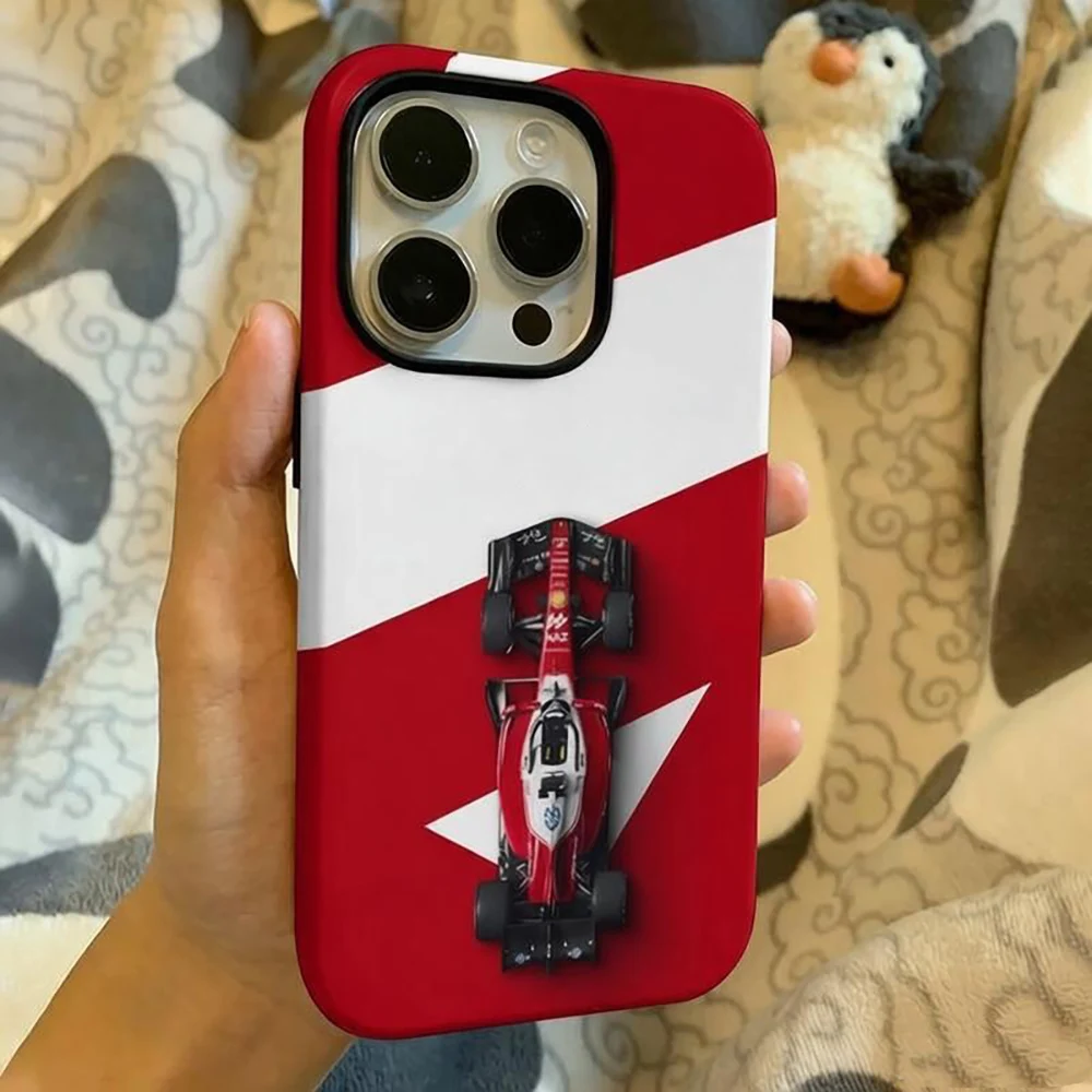 Dual Layer Racing MagSafe Phone Case - Stylish Air Design