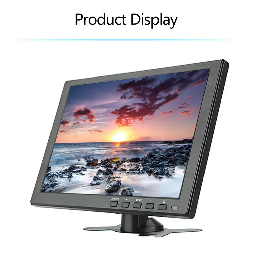 

10 Inch Large Screen 50Hz Portable Monitor HDMI-compatible 1024*600P HD IPS Display Computer LED Monitors With Leather Case