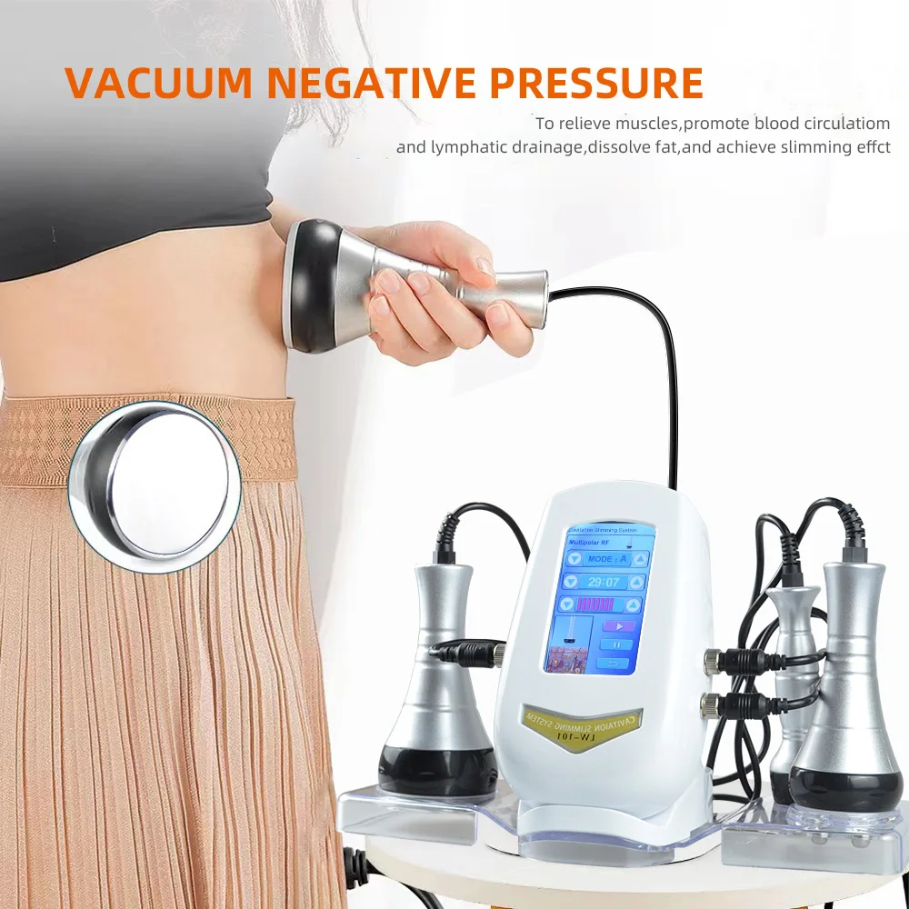 40K Cavitation Ultrasonic Body Slimming Beauty Machine Weight Loss Radio Skin Lifting Tighten Anti-wrinkle Massager Skincare 2
