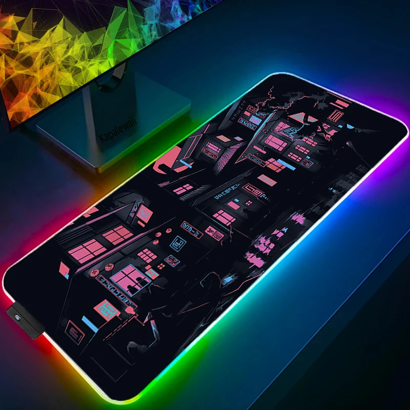 Rgb коврик для мыши аксессуары девочек милый Игровая клавиатура под заказ