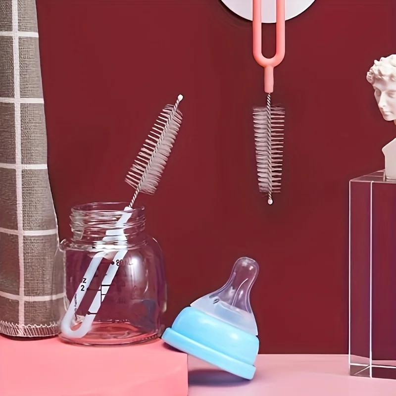Stainless Steel Nipple Brush with Handle
