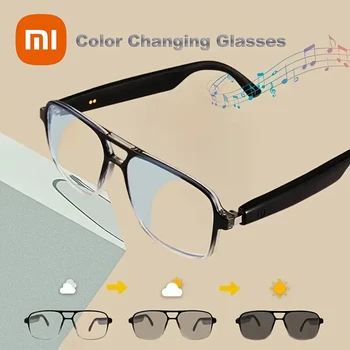 Xiaomi Occhiali da sole intelligenti Occhiali Chiamata Bluetooth Cuffie per sport all'aria aperta Navigazione vocale Lenti fotocromatiche Anti-UV impermeabili