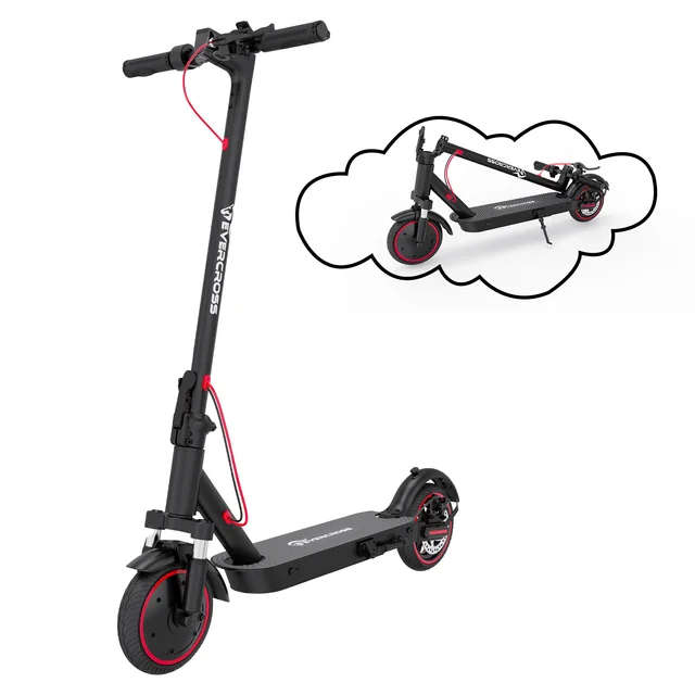 EVERCROSS TECH EV85F Trottinette Électrique Adulte, Pliable 8,5", Moteur 350W, Batterie 7,8AH, Frein Double, Double Amortisseurs 1