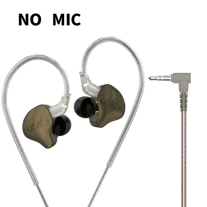 Premium Wired Earphones with Ear Hooks and Hi-Fi Sound Quality