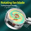 Propeller Shower Head Rainfall High Preassure Water Saving Bathroom Accessary Pressurized Nozzle Universal Adaptation 3