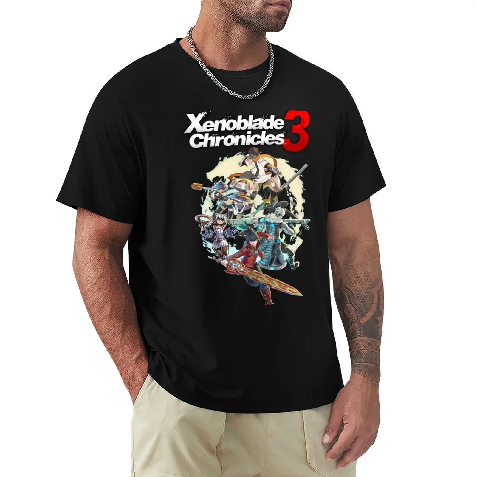 Xenoblade-Chairs 3 All Times Of Game T-Shirt Blanks Customs Sports Fans T-Shirt Per Uomo Pack