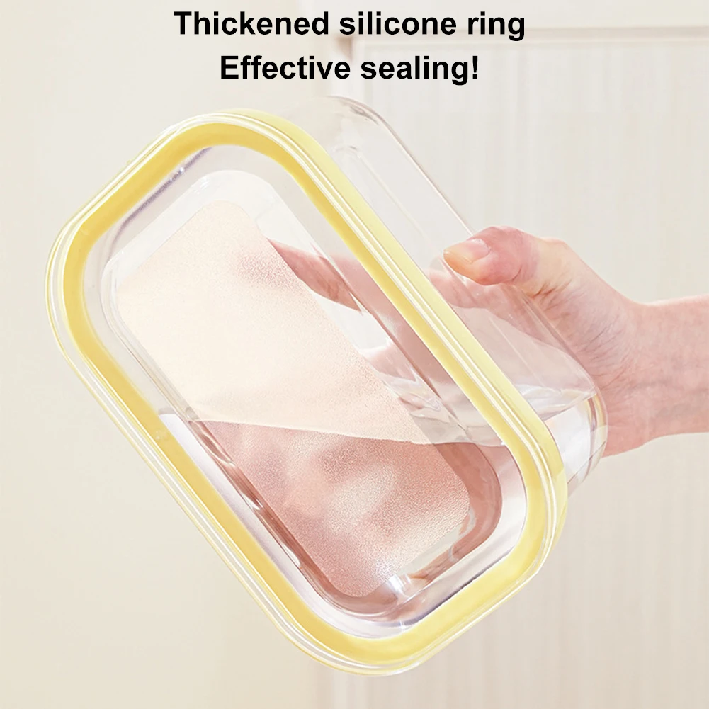 Butter Slicer Cutter with Sealing Lid Plastic Butter Keeper Anti-Scratch Butter Slice Container for Countertop Or Fridge