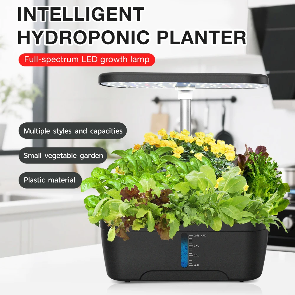 System Plant LED Smart Planting Self Watering Gardening