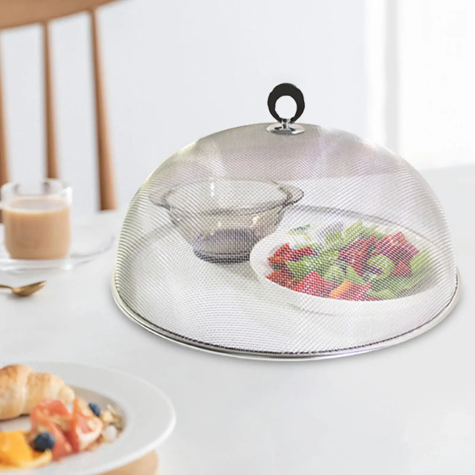 

Наружные пылезащитные тарелки для барбекю из нержавеющей стали, зеркальная сетка для барбекю в ресторане