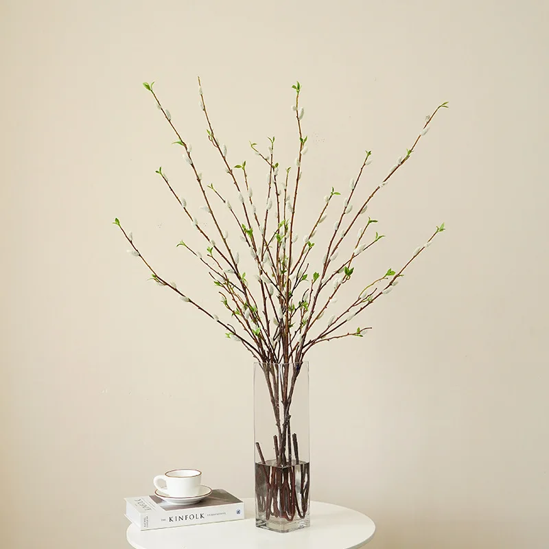  ACOOH 6Pcs Artificial Pussy Willow Branches for Vases