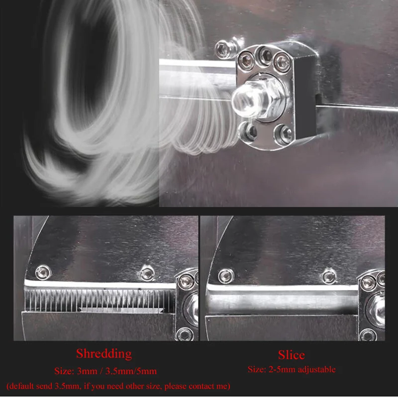 Desktop Meat Cutter Machine For Pork Lamb Beef Chicken Breast Vegetable Electric Meat Slicer 6