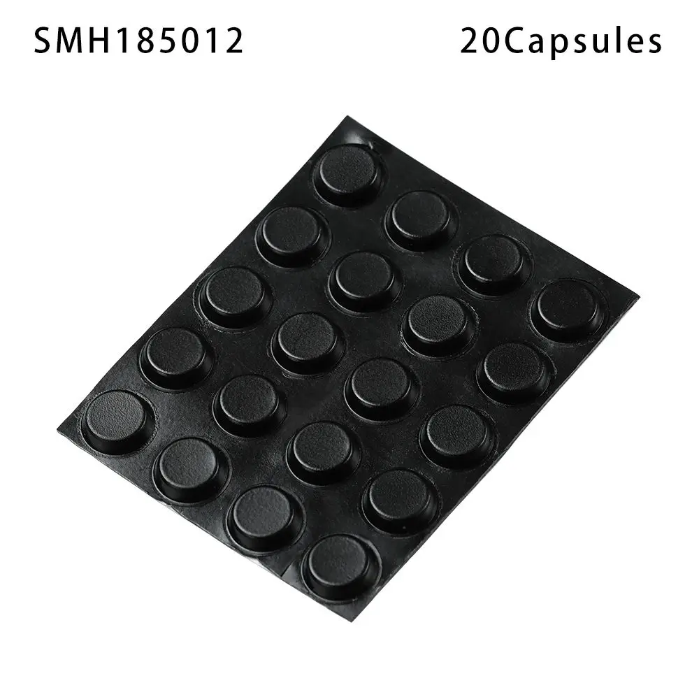 Black Silicone Anti-Slip Shock Absorber Pads - Self-Adhesive Foot Pads