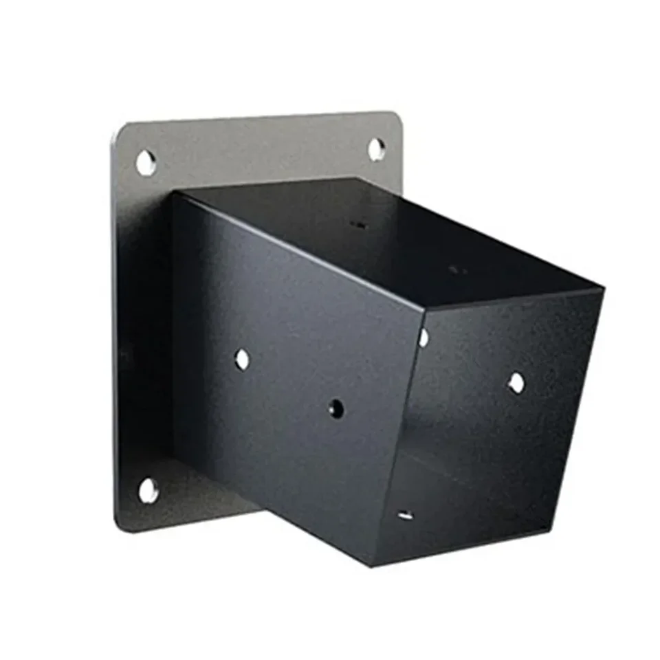 Kit Staffe Per Pergola EffiFish In Acciaio, Per Pali 10,2x10,2 Cm, Configurazione 3 Vie O Unidirezionale, Colore Nero