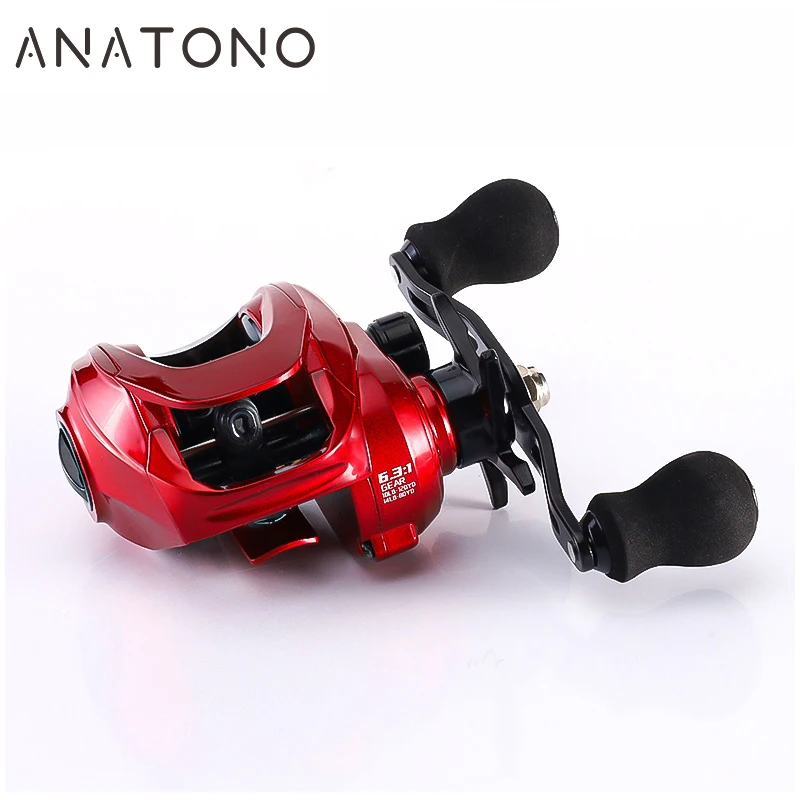 High Speed Baitcasting Fishing Reel 6.3:1 Saltwater 8kg Max Drag