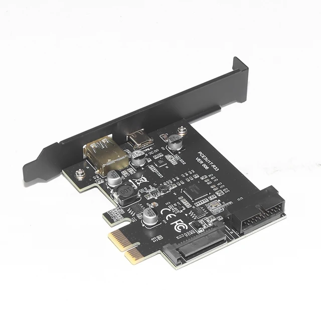 Scheda PCIE USB 3.0 - 2 Porte Esterne + 1 Interna, 5Gbps, Per Windows 10/8/7/XP - Foto 2