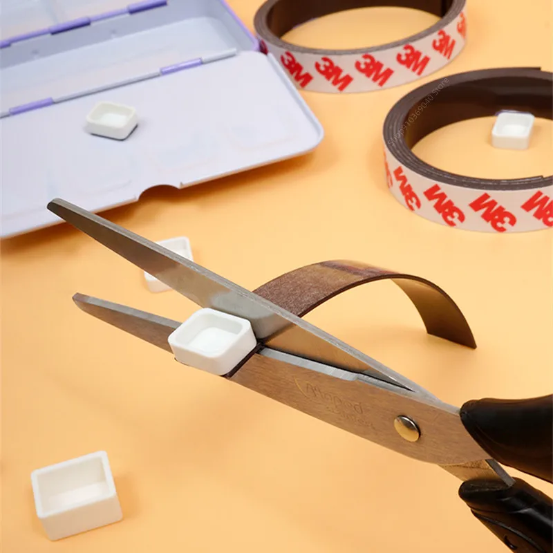 Watercolor Box Strong Magnetic Strip Double-sided Adhesive Patch Watercolor Grid Paste Special Tape 100cm Art Supplies