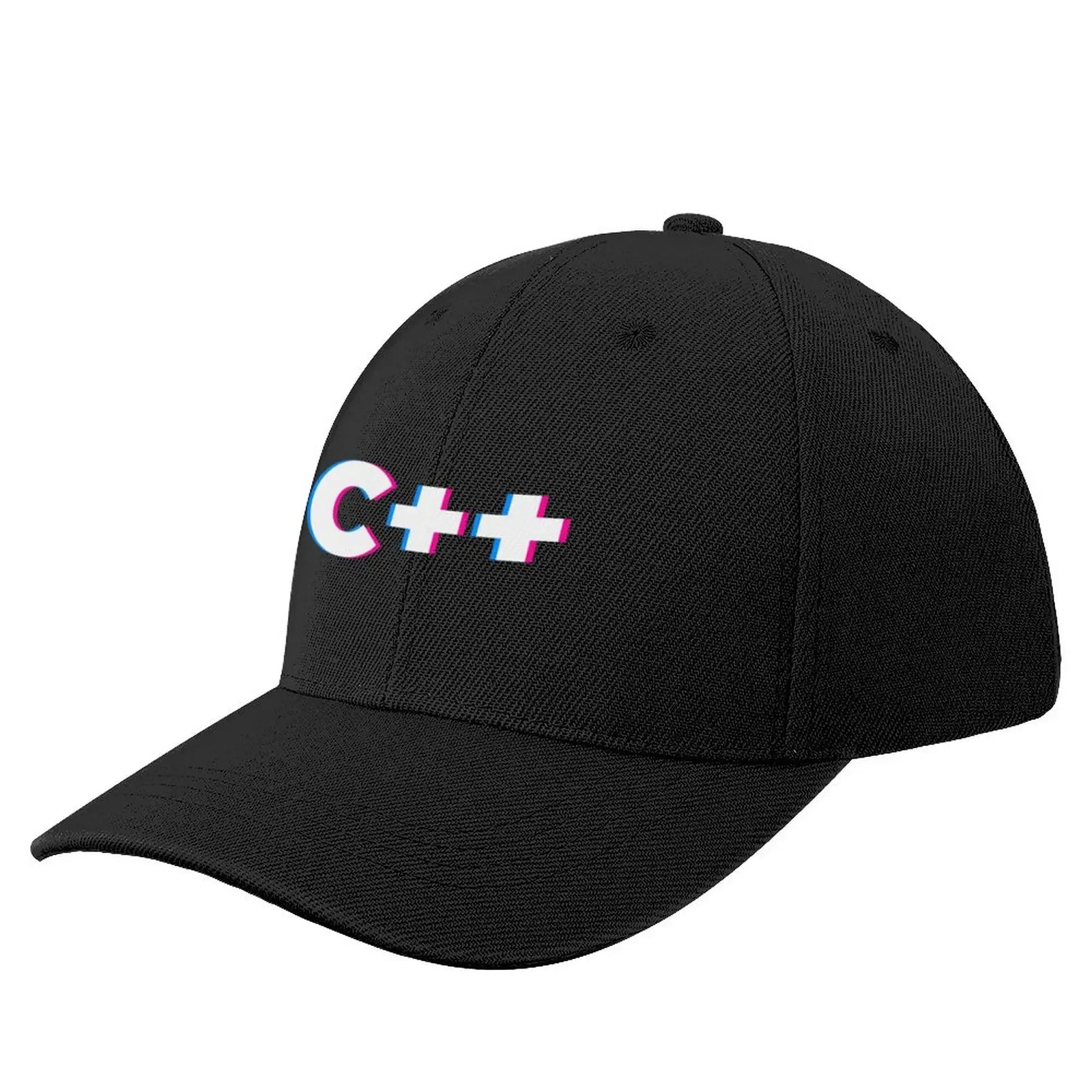 

C PLUS PLUS Logo Glitch Baseball Cap Designer Hat Cosplay Women Hat Men'S