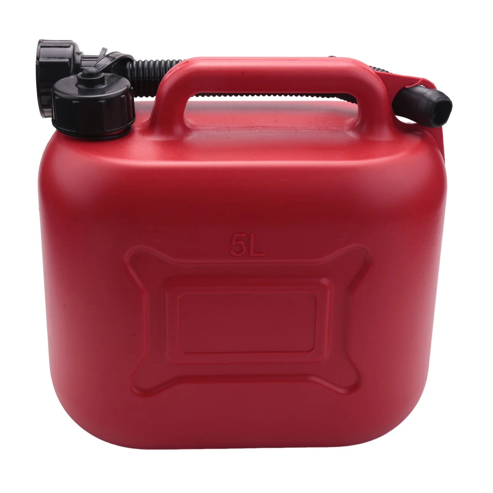 5L Car Fuel Tank Can Spare Plastic Petrol Gas Container Anti-Static Fuel Carrier Pipe Car Travel plastic fuel tank
