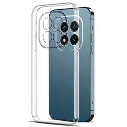 Luxury Clear Soft Silicone Phone Case - Premium Transparent Protective Cover - Redmi Note 11 Pro 5G (Clear)