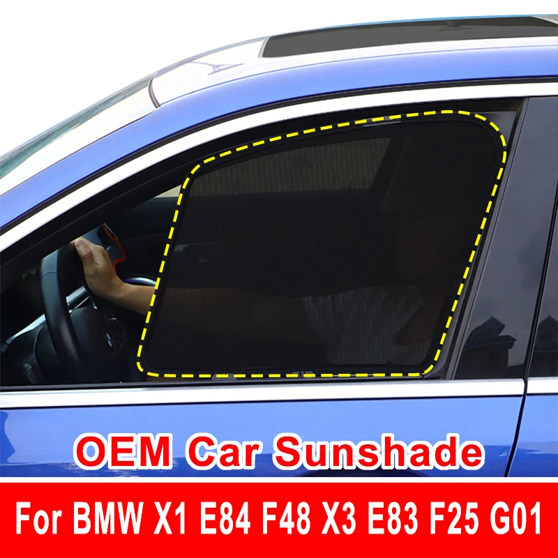 

Custom Car Door Window Cover Sun Shade For BMW X1 F48 E84 X3 F25 G01 E83 X5 X6 Visors Windshield Interior Sun Shield Curtains