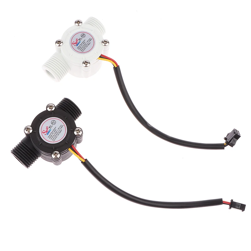 Water Flow Sensor YF S201 Water Flow Sensor 4 Points G1 2 Interface Water Heater Dispenser Dispenser Hall Flowmeter