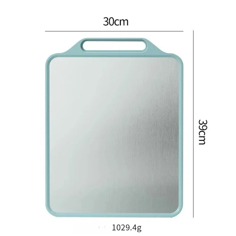 Stainless Steel Double-sided Cutting Board Anti-mold Cutting Board Anti-slip Thickened and Durable for Kitchen Vegetable Cutting