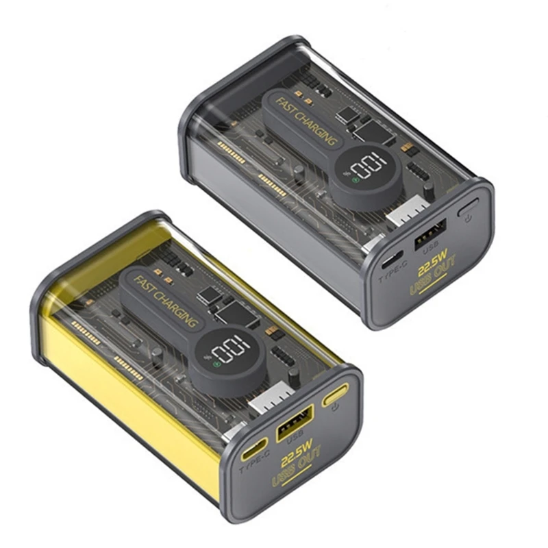 2x 21700 Battery Diy Usb Power Box With Type C Usb Input Charging ...