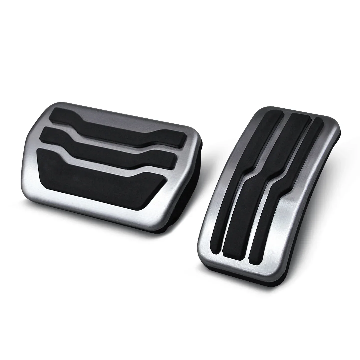 Automatic Steel Brake AND Gas Pedal Covers Kit for Ford Escape Focus Kuga Lincoln MKC 2011-