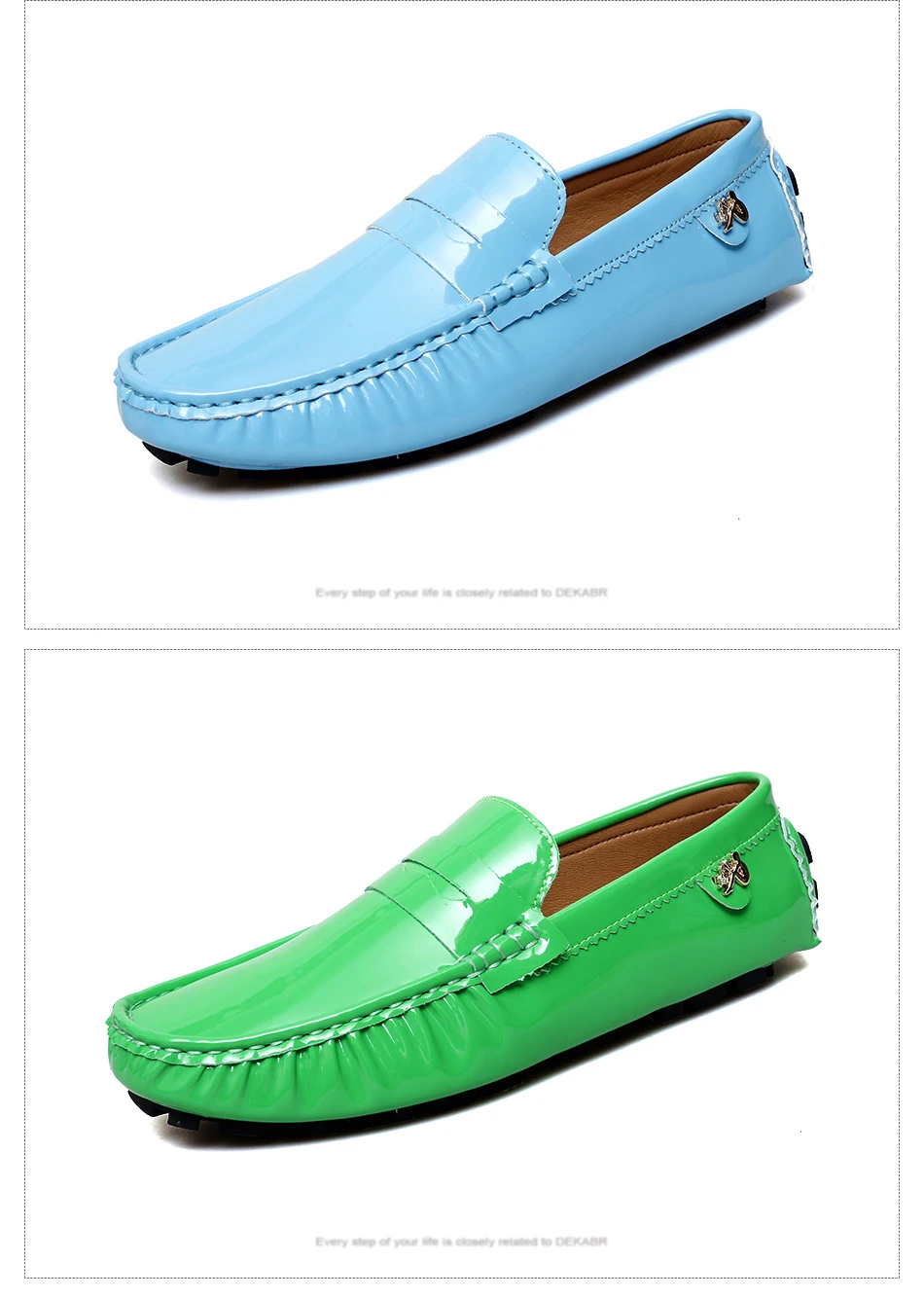 Men Casual Shoes Pu Leather Loafers Sneakers Walking Driving Flat