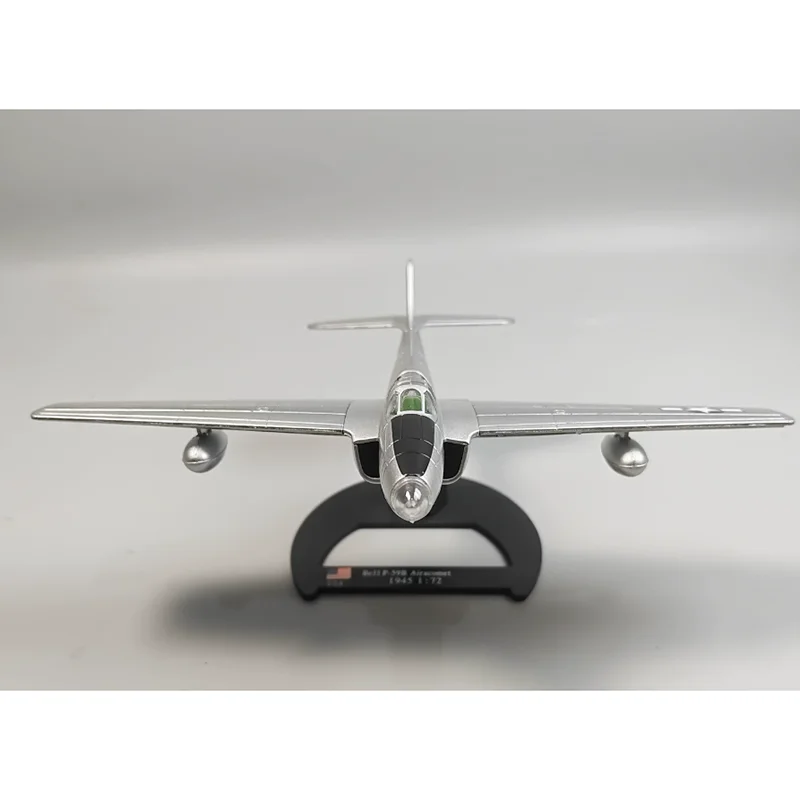1/72 스케일 미국 P-59B 제트 전투기 합금 모델 컬렉션 장식품 장난감