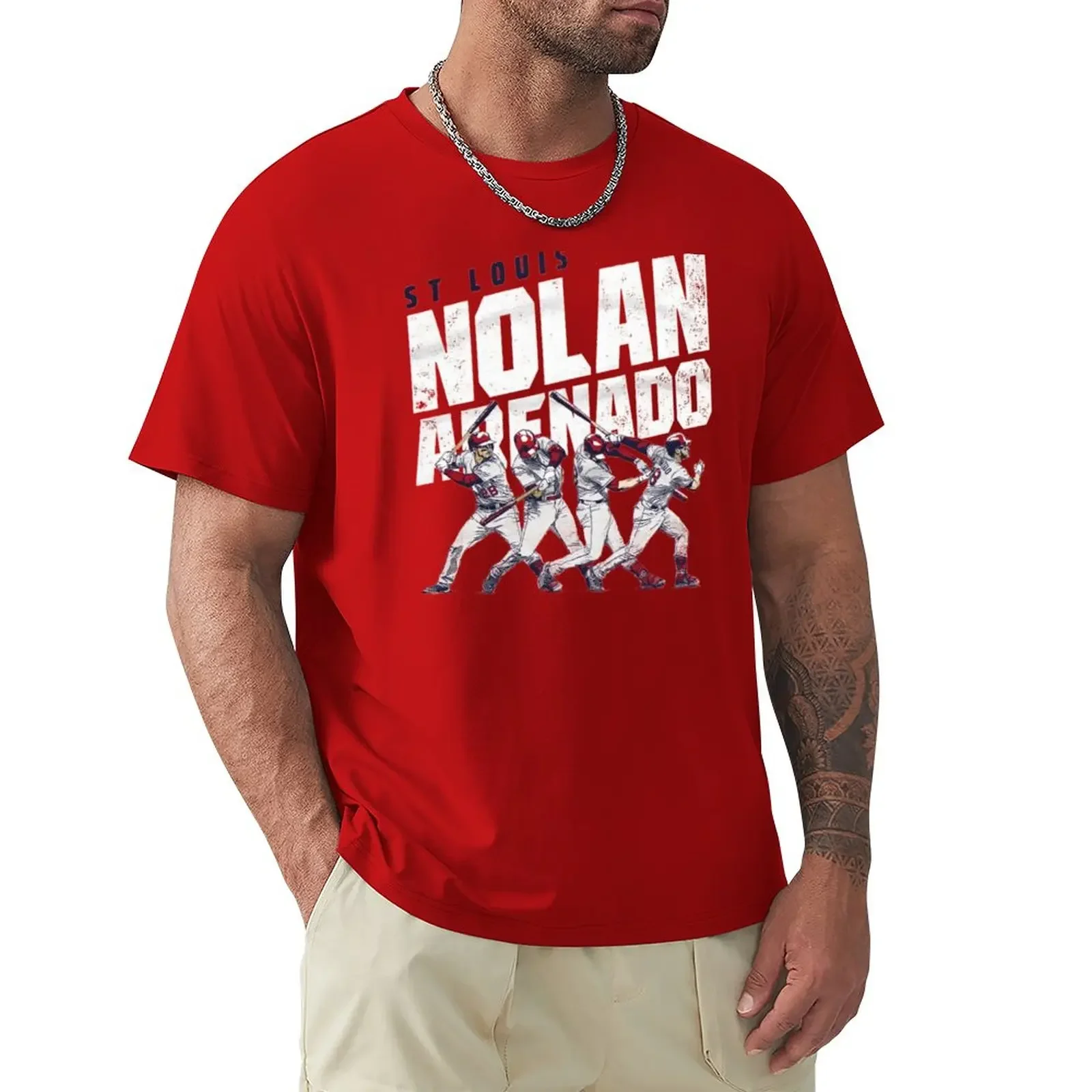 

Nolan Arenado T-Shirt korean fashion Blouse summer top men workout shirt