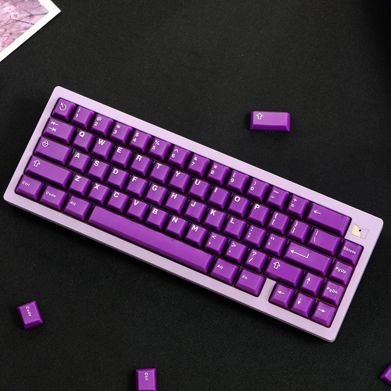 Perfil cereja, teclado mecânico, RK61, 87, 100, 61, 64, 68, 75, 84, 87, 104