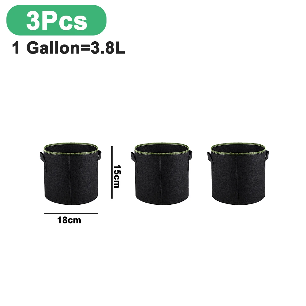 3 Pcs 1 Gallon