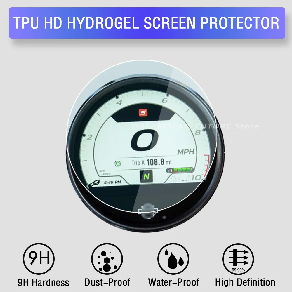 

Motorcycle Instrument Protection Film For Harley Sportster S 1250 RH1250 2021 Scratch Cluster Screen TFT LCD Ultra-clear Anti-gl