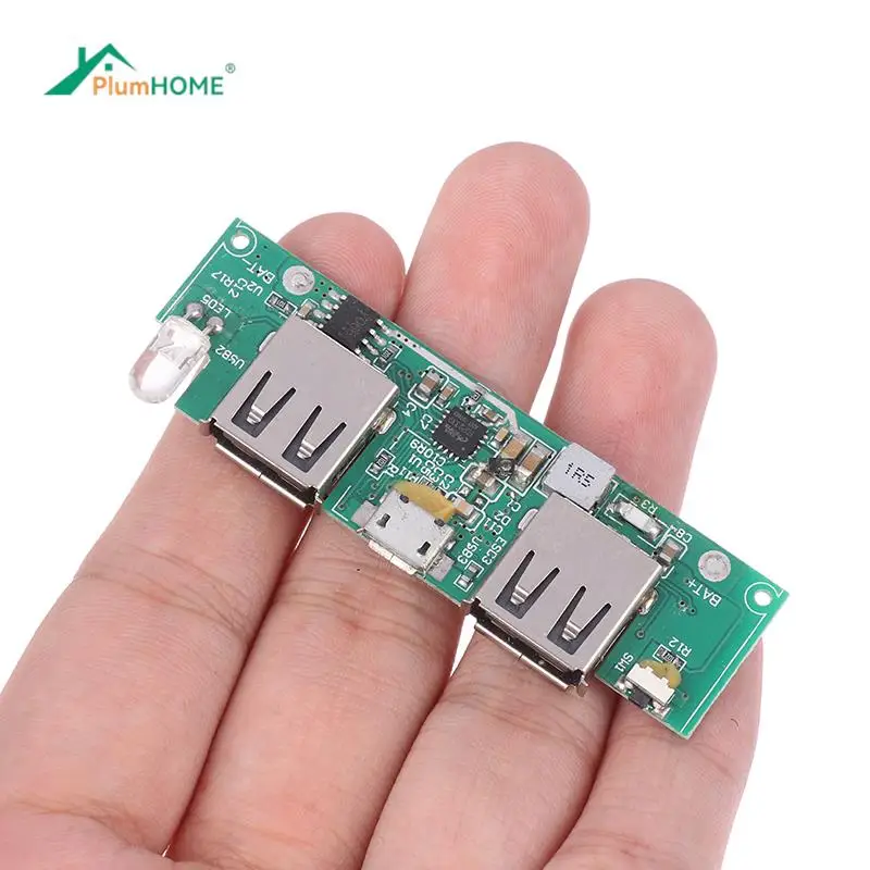 Dual USB 5V Mobile Power Motherboard EDP2339 Main Control Phone Power Bank Circuit Board With LED Light DIY Accessories