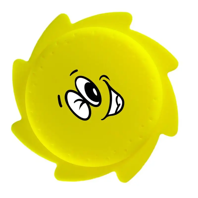 Cartoon Water Disc Silicone Toy Water Disc Soft For Splashing Pool Toys Soft Throwing Skipping Discs For Summer Hot Days