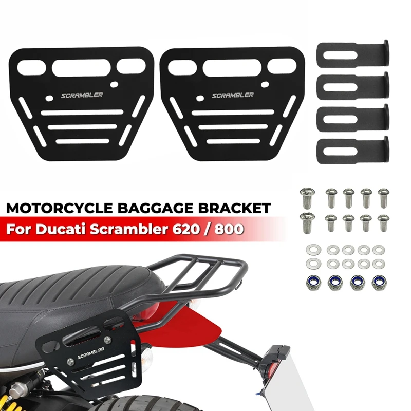 

Motorcycle Side Luggage Rack Support Saddle Bags Mounting Brackets For Ducati Scrambler 620 800 Classic Icon Urban Enduro Sixty2