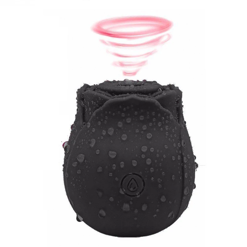 Sucking Vibrator Rose Sex Toy for Women 10 Speed Vibrator Automatic Adult Sex Toy Tongue Licking Rose Flower Vibrator Massager