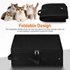 Foldable Fabric Cat Trash Bin Cat Litter Box Cat Toilet Portable Foldable Cat Toilet Car Camping Cat Toilet 4
