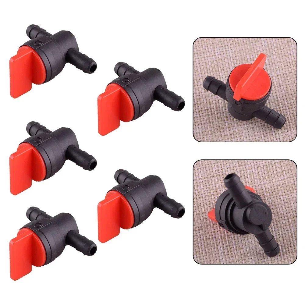 Motorcycle Carburetor Pipe Universal 5pcs Car Carburettor Valve Switch Petrol Fuel Hose Pipe On-Off Faucet Tap Switch Connector For Moto Scooter Valve