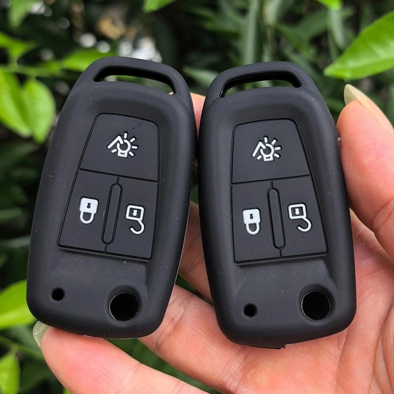 Silicone Flip Remote Key Cover - Premium Protector Shell