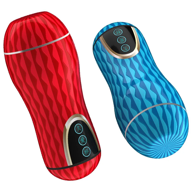 Male Masturbator Male Masturbator Cup For Men Penis Blowjob Sucking Sex Machine Real Vagina Vacuum Pocket Pussy Masturbation Cup Adult Sex Toys