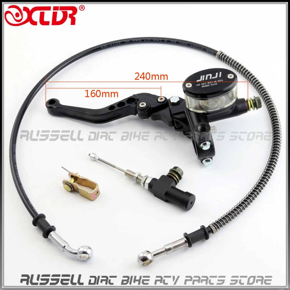 Palanca de embrague hidráulico para motocicleta, manguera de aceite de punto de cilindro maestro de 1200mm, 125 250cc, para Dirt Pit Bike|hydraulic clutch|hydraulic clutch leverclutch lever - AliExpress