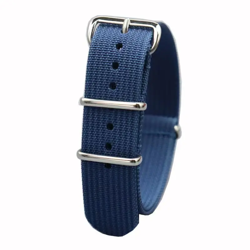 Ribbed NATO Nylon Watch Strap – Comfortable Military-Style Watchbands for Men and Women