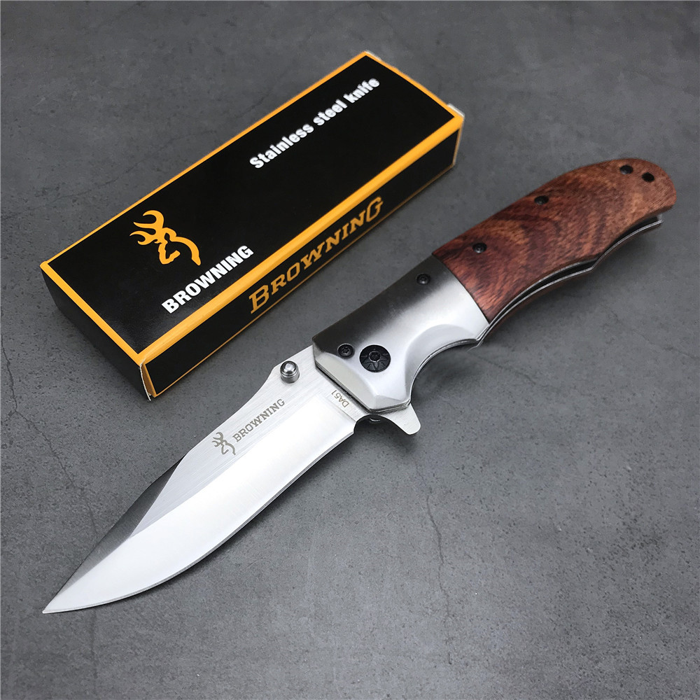 Outdoor Portable DA51 Folding Knife for Men High Hardness Survival Military Tactical Pocket Knives for Camping and Fishing