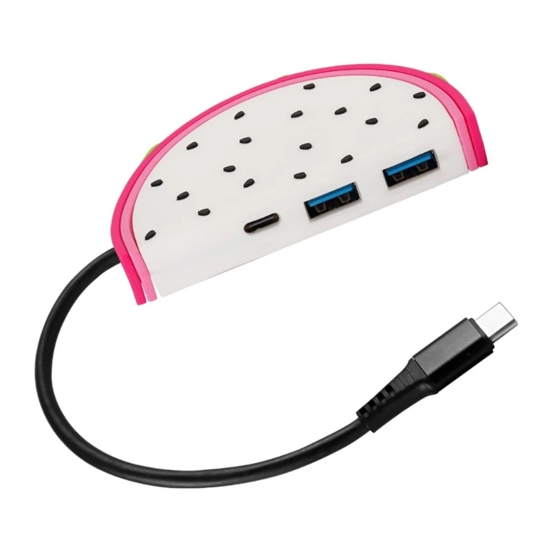 3 Port USB C Fast Charging Phone Extension Power Socket Adapter 2x USB3.0+Type C Port for Phone Wall